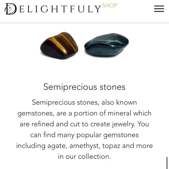 🌈Handcrafted 18K Gold Vermeil Gems Earrings - Picture 5 of 6